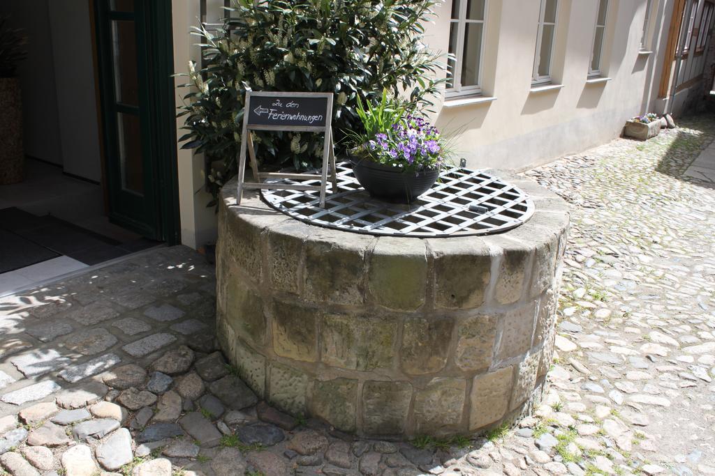 Ferienwohnungen Im Alten Handelshof Quedlinburg Esterno foto